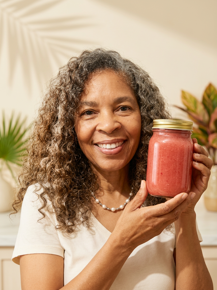 Renee in her kitchen